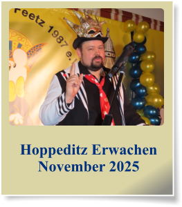 Hoppeditz Erwachen November 2025